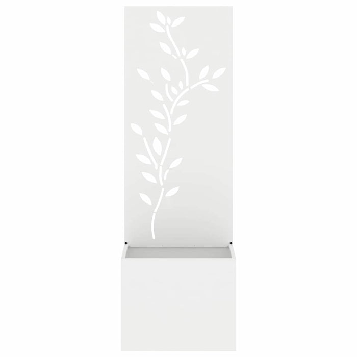 Ecran de intimitate pentru grădină Floral Alb 50 x 140 cm - WALTI WALTI