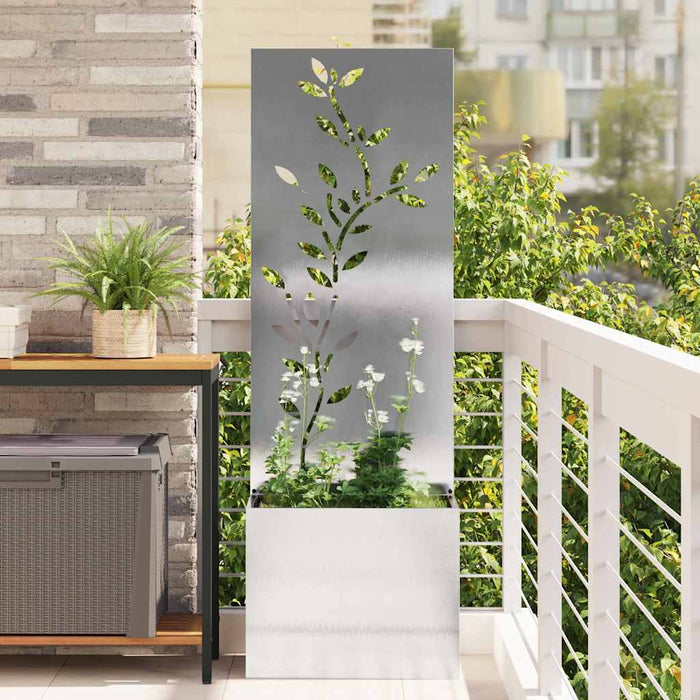 Ecran de intimitate pentru grădină Argintiu 50 x 32 x 150 cm WALTI