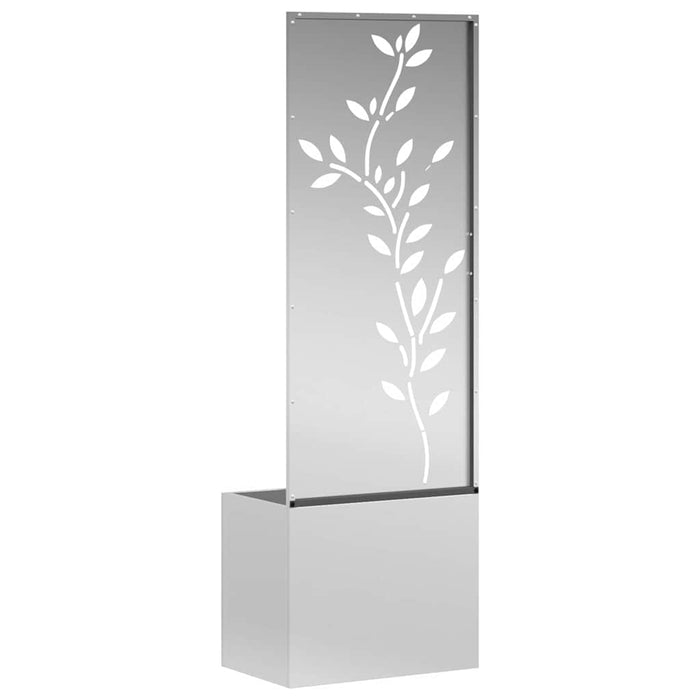 Ecran de intimitate pentru grădină Floral Argintiu 50 x 140 cm - WALTI WALTI