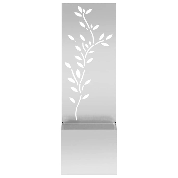 Ecran de intimitate pentru grădină Floral Argintiu 50 x 140 cm - WALTI WALTI