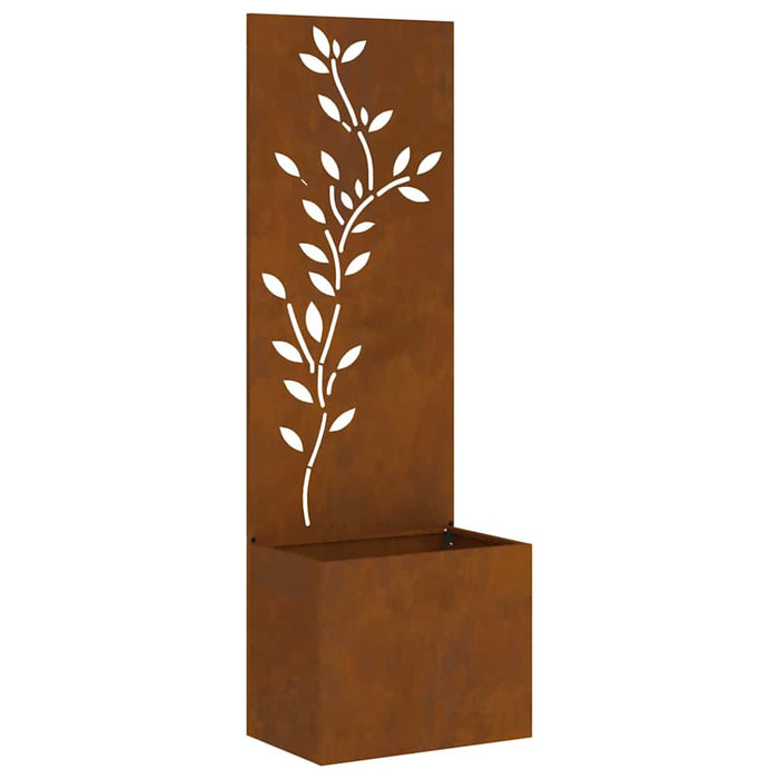 Ecran de intimitate pentru grădină Floral Ruginit 50 x 140 cm - WALTI WALTI
