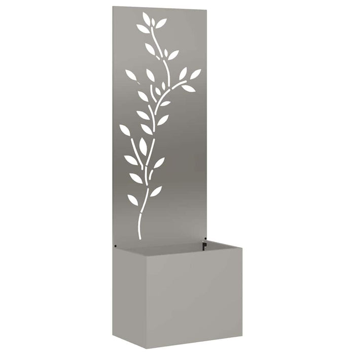 Ecran de intimitate pentru grădină Floral Ruginit 50 x 140 cm - WALTI WALTI