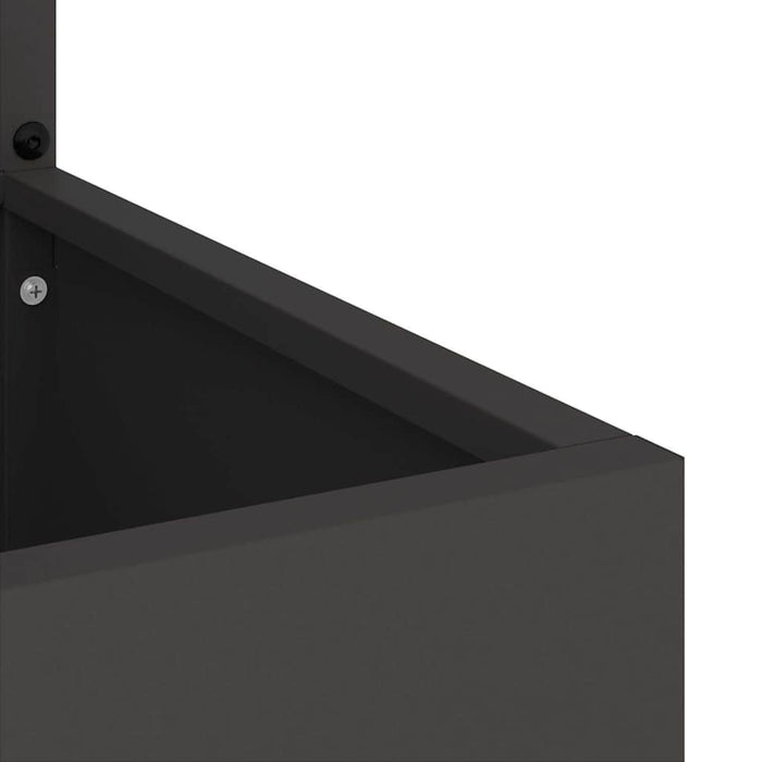 Ecran de intimitate pentru grădină Traforaj Negru 50 x 140 cm - WALTI WALTI