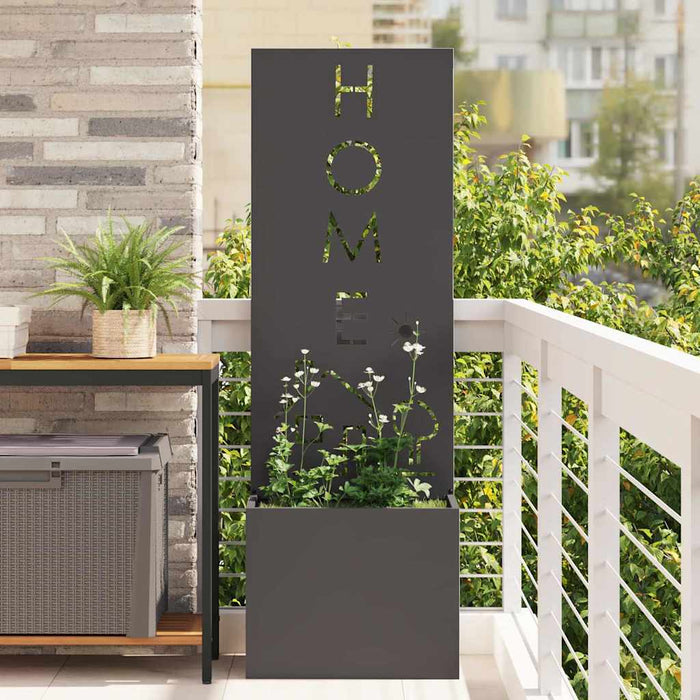 Ecran de intimitate pentru grădină Traforaj Negru 50 x 140 cm - WALTI WALTI