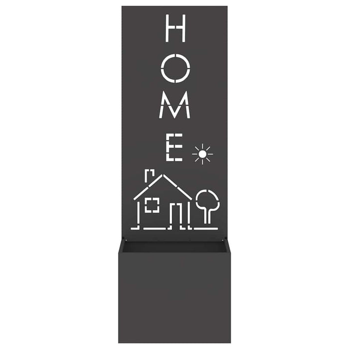 Ecran de intimitate pentru grădină Traforaj Negru 50 x 140 cm - WALTI WALTI