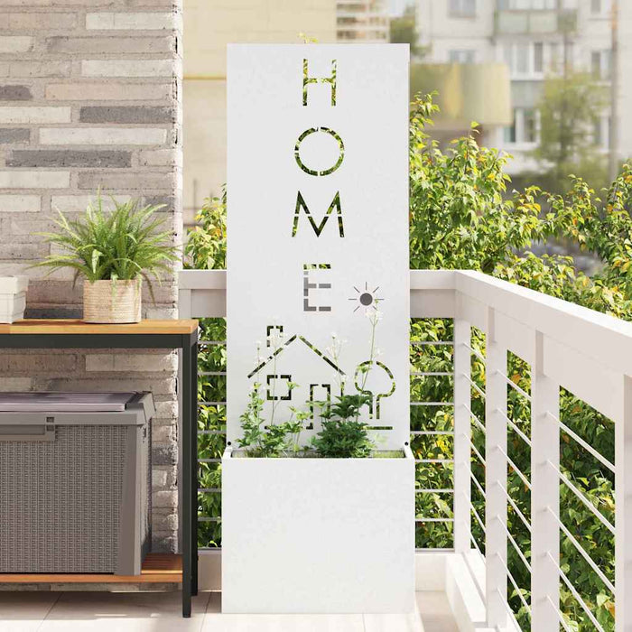 Ecran de intimitate pentru grădină Traforaj Alb 50 x 140 cm - WALTI WALTI