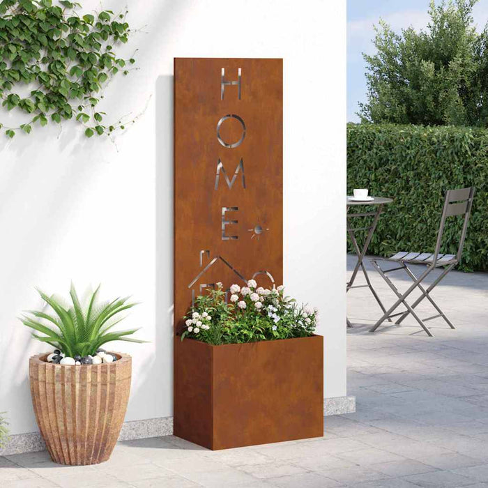 Ecran de intimitate pentru grădină Traforaj Ruginit 50 x 140 cm - WALTI WALTI