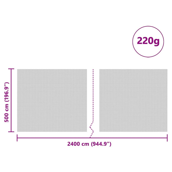Prelată pentru siloz Verde 24 x 5 m HDPE - WALTI WALTI