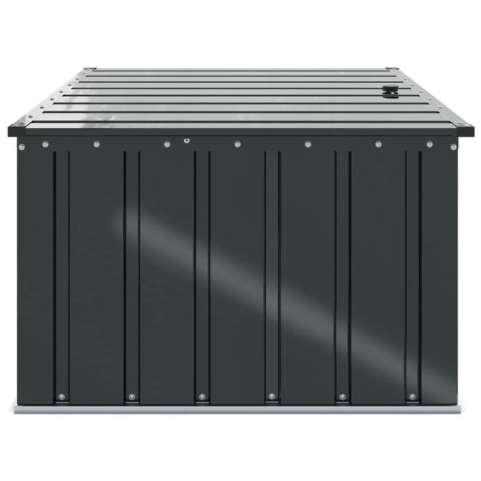 Cutie de depozitare pentru grădină Negru 101 x 82 x 50 cm Oțel - WALTI WALTI