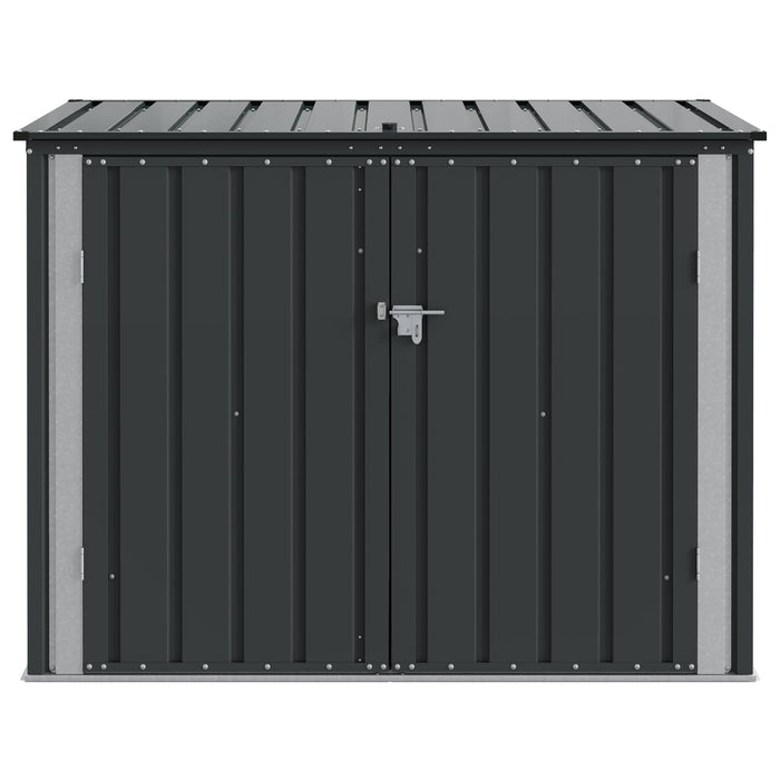 Cutie de depozitare pentru grădină Negru 151,5 x 82 x 110,5 cm - WALTI WALTI