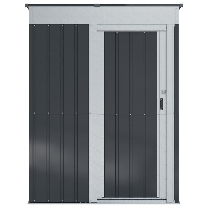 Magazii pentru grădină Antracit 137 x 81 x 180 cm Metal - WALTI WALTI