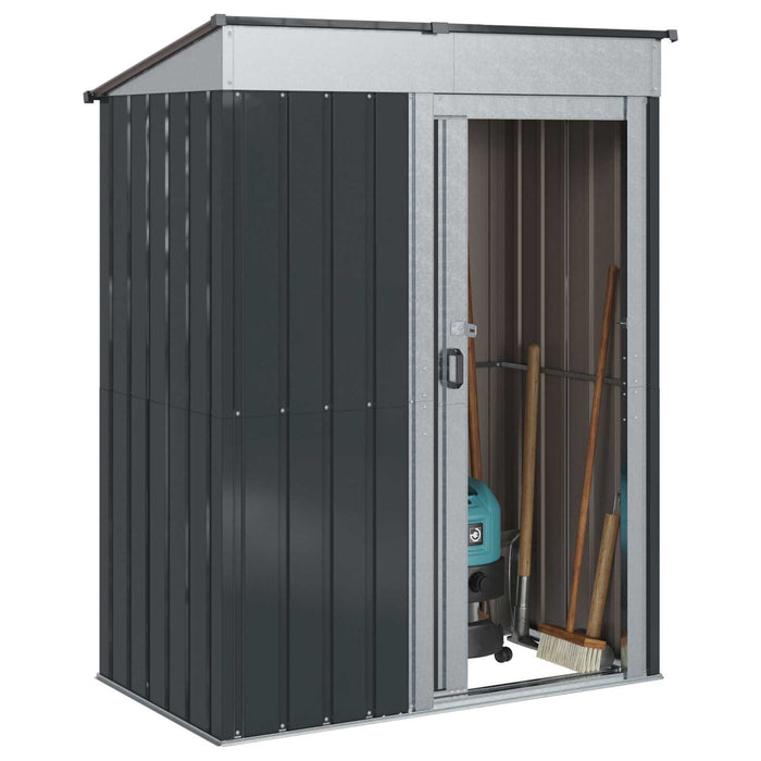 Magazii pentru grădină Antracit 137 x 81 x 180 cm Metal - WALTI WALTI