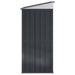 Magazii pentru grădină Antracit 137 x 81 x 180 cm Metal - WALTI WALTI