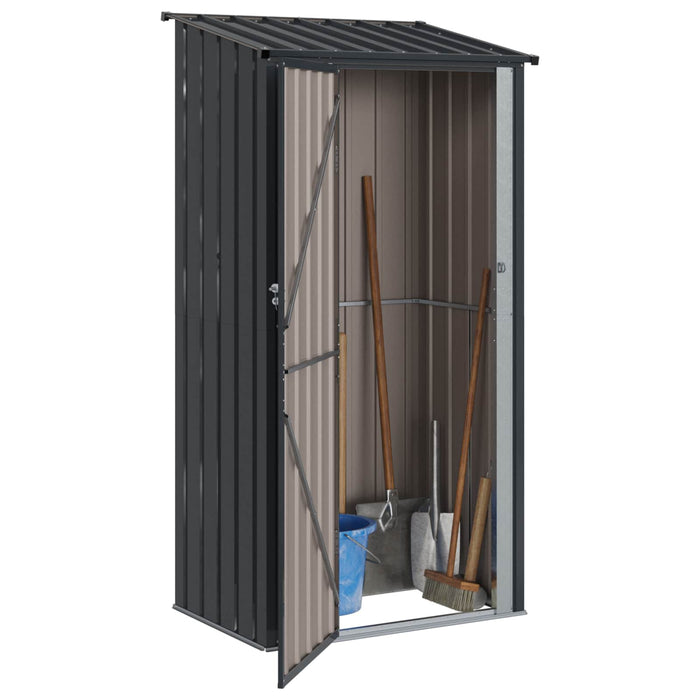 Magazii pentru grădină Antracit 103 x 74 x 200 cm Metal - WALTI WALTI