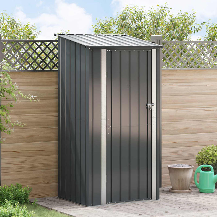 Magazii pentru grădină Antracit 103 x 86 x 200 cm Metal - WALTI WALTI