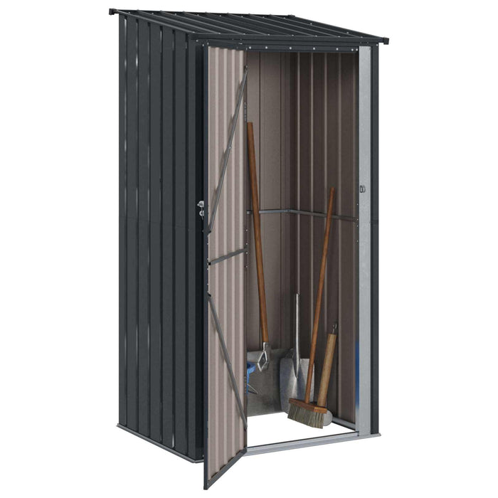Magazii pentru grădină Antracit 103 x 86 x 200 cm Metal - WALTI WALTI