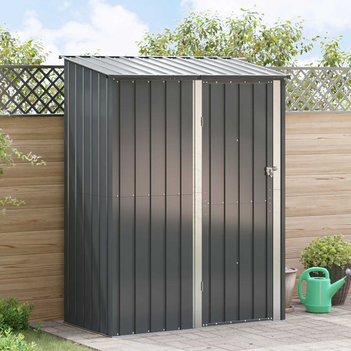 Magazii pentru grădină Antracit 153,5 x 86 x 200 cm Metal - WALTI WALTI
