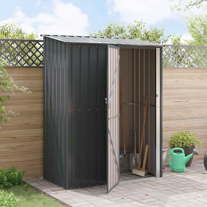 Magazii pentru grădină Antracit 153,5 x 86 x 200 cm Metal - WALTI WALTI