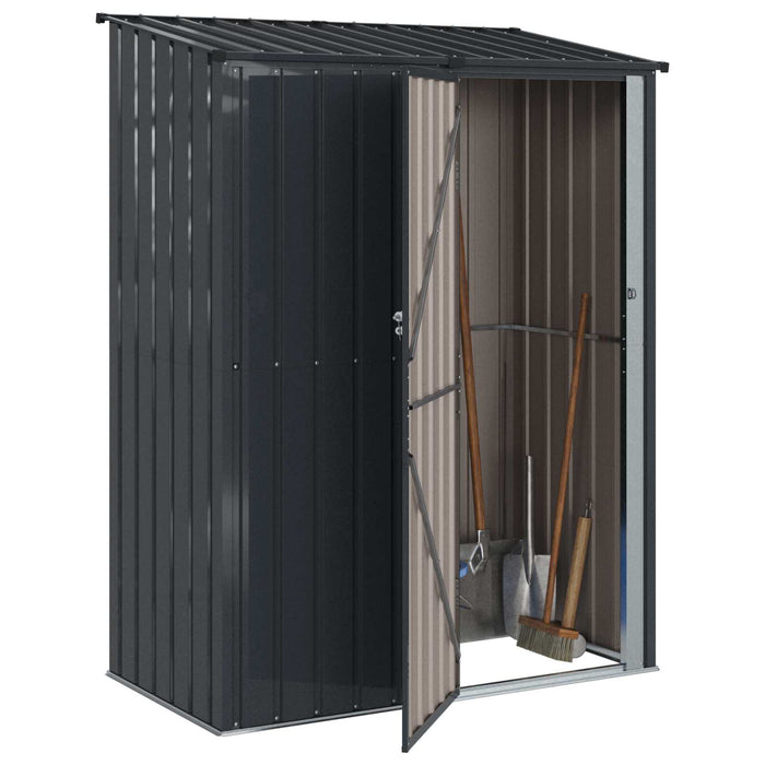 Magazii pentru grădină Antracit 153,5 x 86 x 200 cm Metal - WALTI WALTI