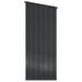 Magazii pentru grădină Antracit 153,5 x 86 x 200 cm Metal - WALTI WALTI