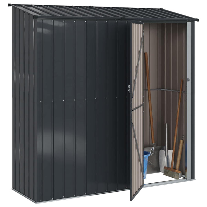 Magazii pentru grădină Antracit 203,5 x 73 x 200 cm Metal - WALTI WALTI