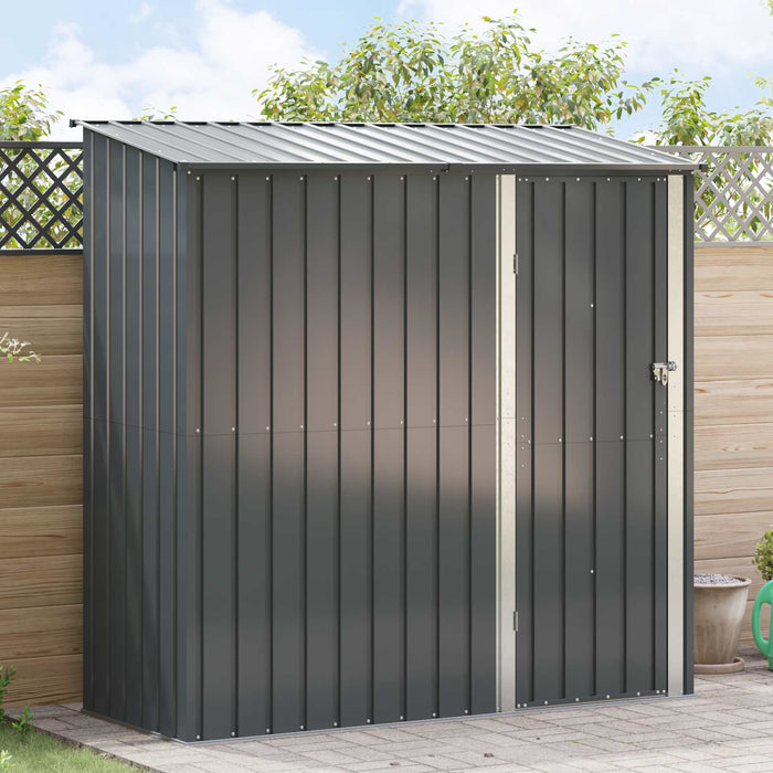 Magazii pentru grădină Antracit 203 x 85,5 x 200 cm Metal - WALTI WALTI