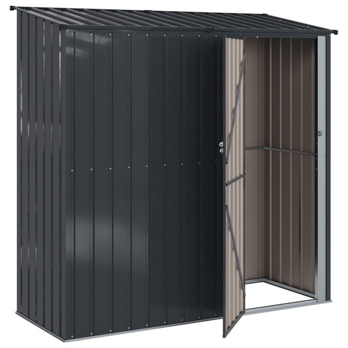 Magazii pentru grădină Antracit 203 x 85,5 x 200 cm Metal - WALTI WALTI