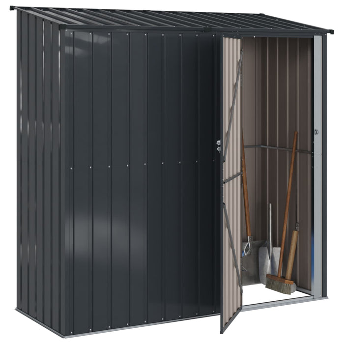 Magazii pentru grădină Antracit 203 x 85,5 x 200 cm Metal - WALTI WALTI