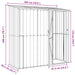 Magazii pentru grădină Antracit 203 x 85,5 x 200 cm Metal - WALTI WALTI