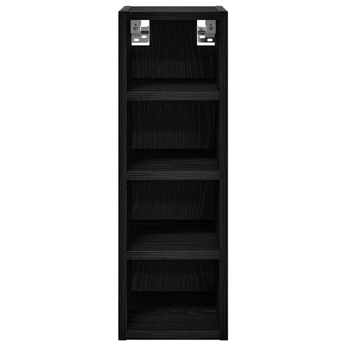 Dulap suspendat cu raft Riga Stejar negru 20 x 29,5 x 60 cm - WALTI WALTI