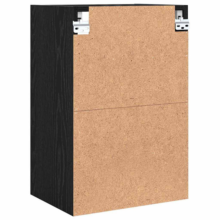 Dulap suspendat cu raft Riga Stejar negru 40 x 29,5 x 60 cm - WALTI WALTI