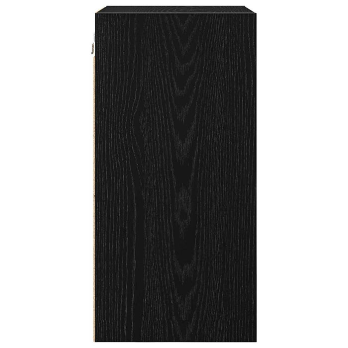 Dulap suspendat cu raft Riga Stejar negru 40 x 29,5 x 60 cm - WALTI WALTI