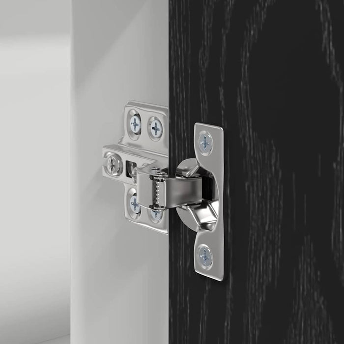 Dulap de colț pentru bucătărie cu depozitare Riga Stejar negru - WALTI WALTI