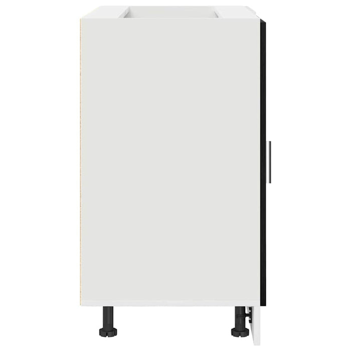 Dulap de colț pentru bucătărie cu depozitare Riga Stejar negru - WALTI WALTI