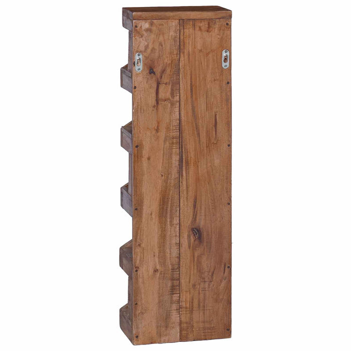 Raft pentru vin natural 24 x 14 x 80 cm Lemn masiv de mahon WALTI