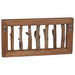 Cârlig pentru haine natural 50 x 10 x 25 cm Lemn masiv de mahon - WALTI WALTI