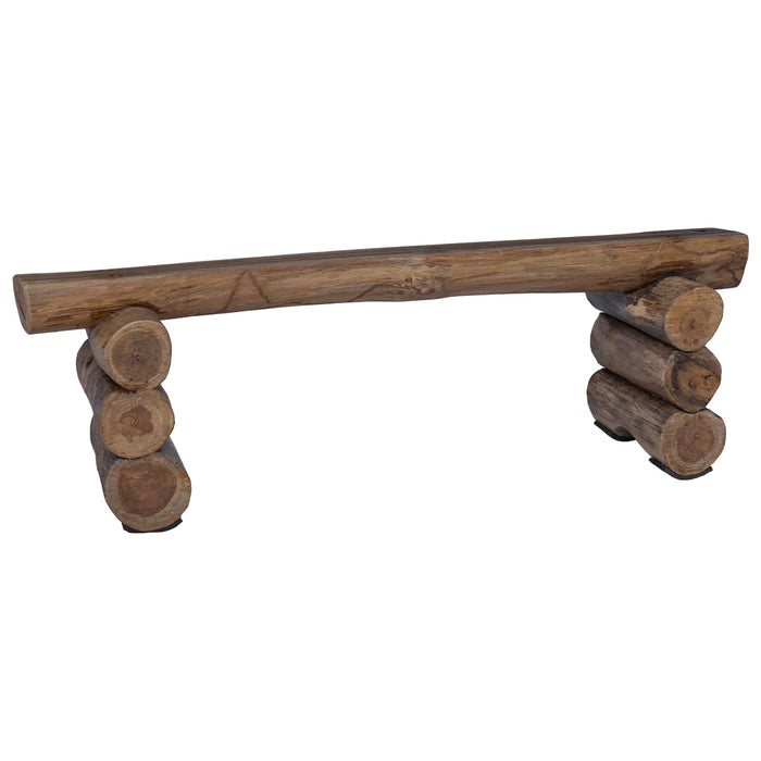 bancă natural 110 x 30 x 34 cm Lemn solid de tec WALTI