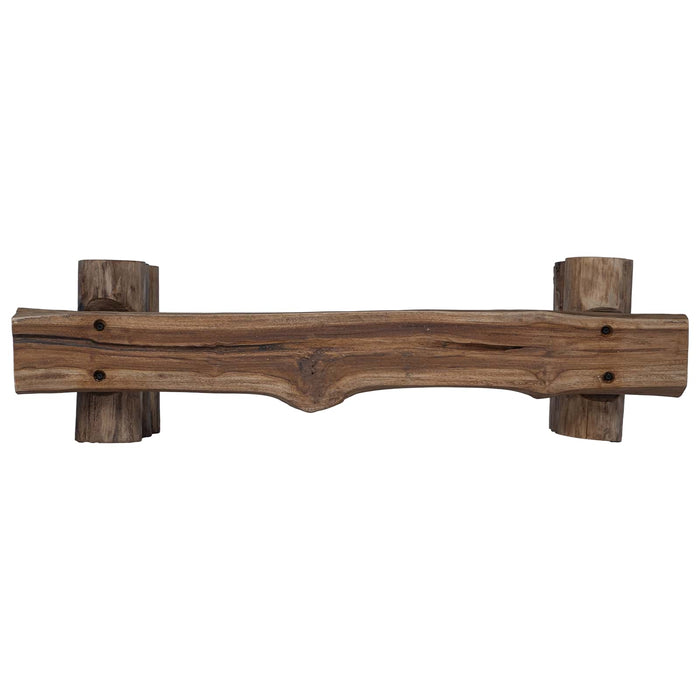 bancă natural 110 x 30 x 34 cm Lemn solid de tec WALTI