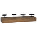 Suport pentru lumânări natural 50 x 15 x 10 cm - WALTI WALTI