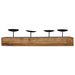 Suport pentru lumânări natural 50 x 15 x 10 cm - WALTI WALTI