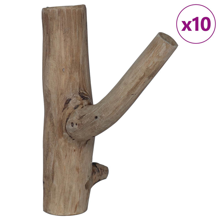 Cârlig Maro 4 x 4 x 14 cm Lemn recuperat masiv - WALTI WALTI