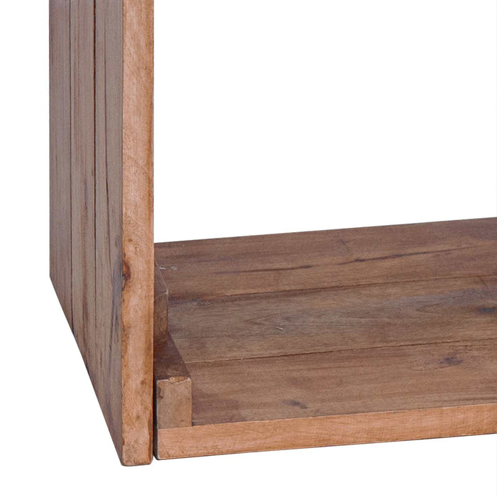 Noptieră cu sertar Maro 63 x 30 x 79 cm Lemn masiv de mahon - WALTI WALTI