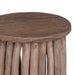 Taburet natural 30 x 30 x 45 cm Lemn solid de tec - WALTI WALTI