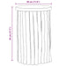 Taburet natural 30 x 30 x 45 cm Lemn solid de tec - WALTI WALTI