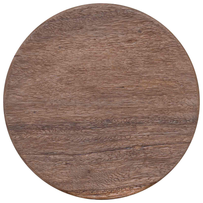 Taburet natural 30 x 30 x 45 cm Lemn solid de tec - WALTI WALTI
