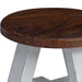 Taburet natural 22 x 22 x 24 cm Lemn de mahon - WALTI WALTI