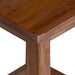 Taburet natural 30 x 30 x 47 cm Lemn de mahon - WALTI WALTI