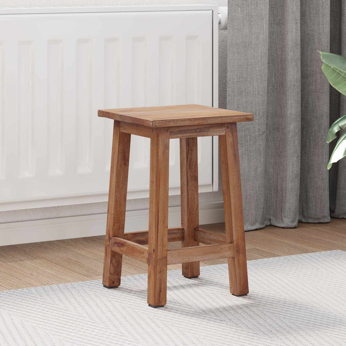 Taburet natural 30 x 30 x 47 cm Lemn de mahon - WALTI WALTI