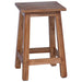 Taburet natural 30 x 30 x 47 cm Lemn de mahon - WALTI WALTI