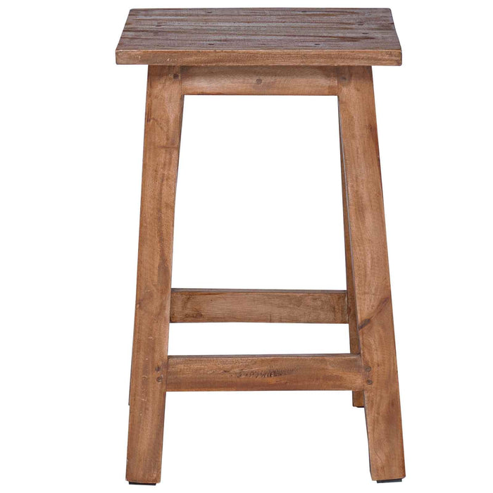 Taburet natural 30 x 30 x 47 cm Lemn de mahon - WALTI WALTI